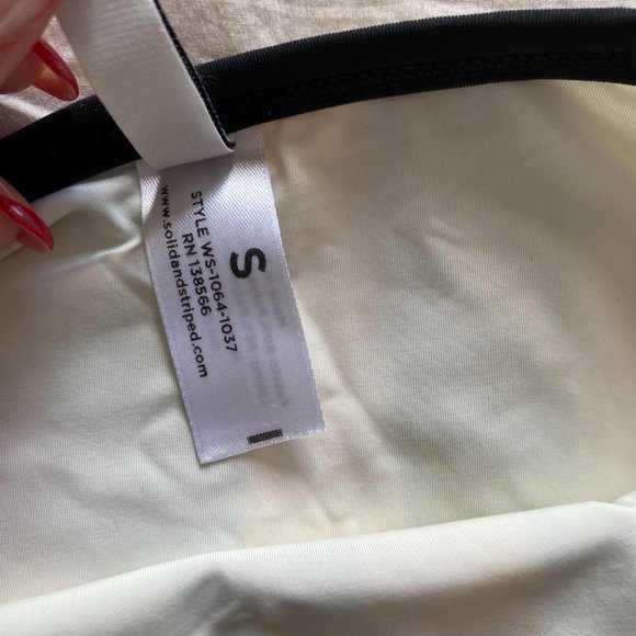 NWOT - Solid & Striped High Waisted Bikini - Picture 4 of 4